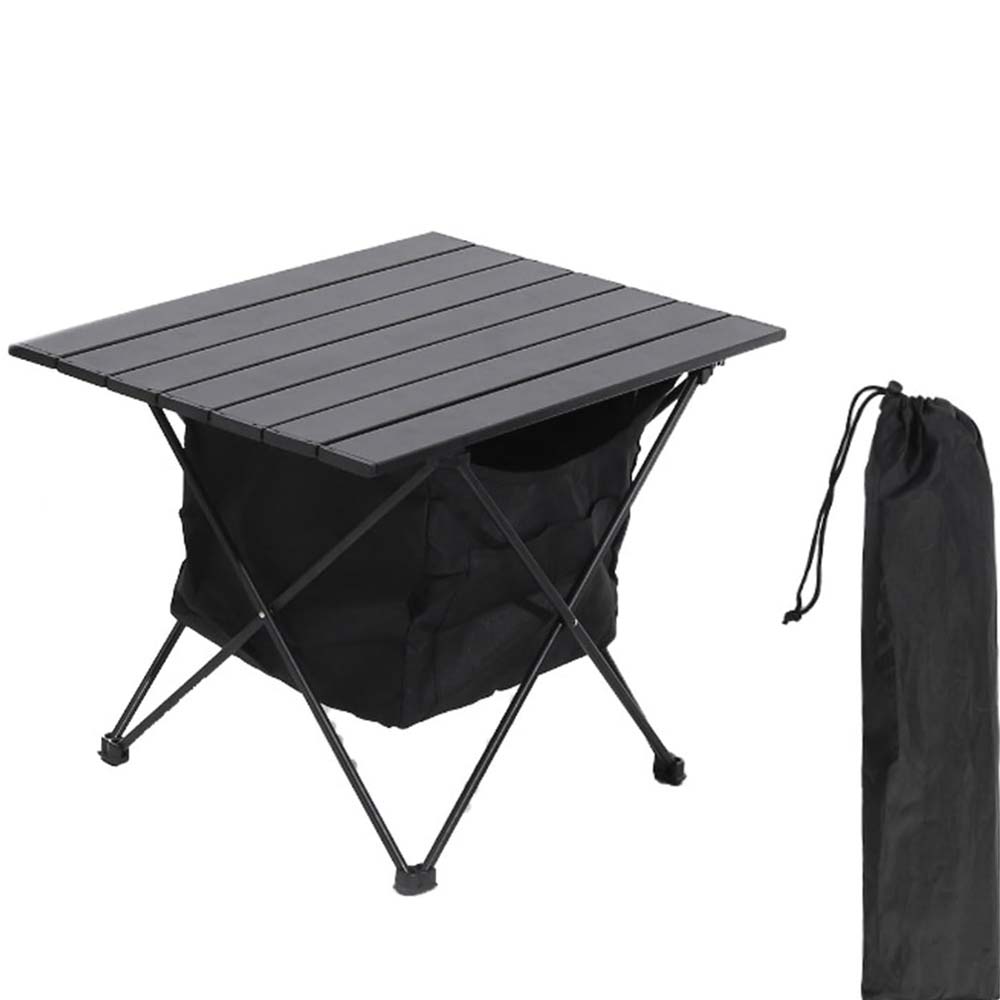 Mesa plegable portátil ultraligera con almacenamiento