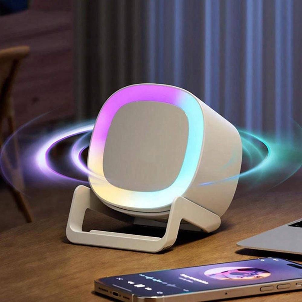 Altavoz con Bluetooth y carga inalámbrica para celular