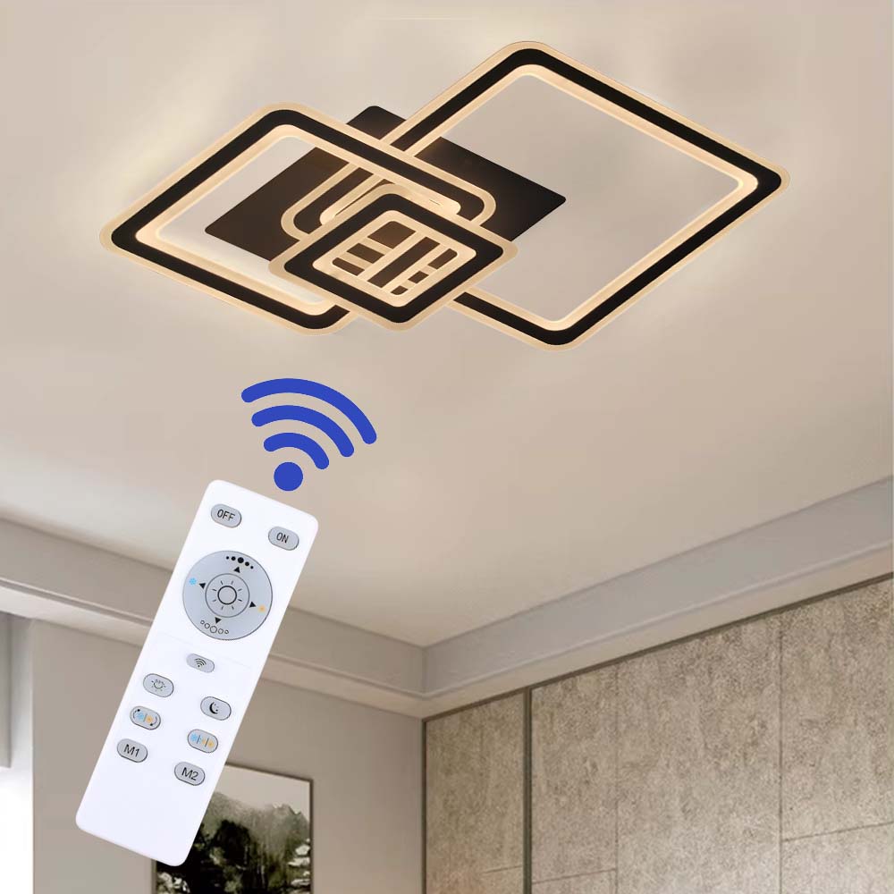 Lámpara led dimerizable de techo con control 3CCT 60W 59cm