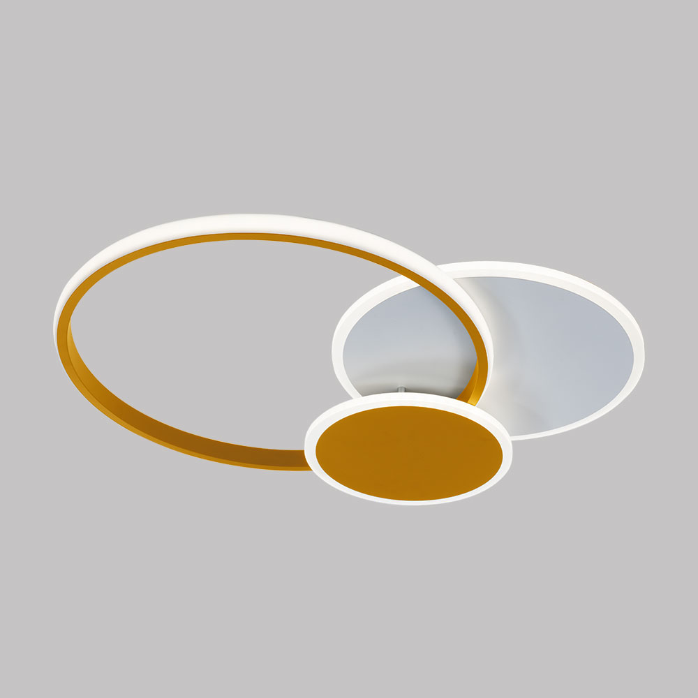 Lámpara de tumbado led Bonnie white/gold 3CCT 35W