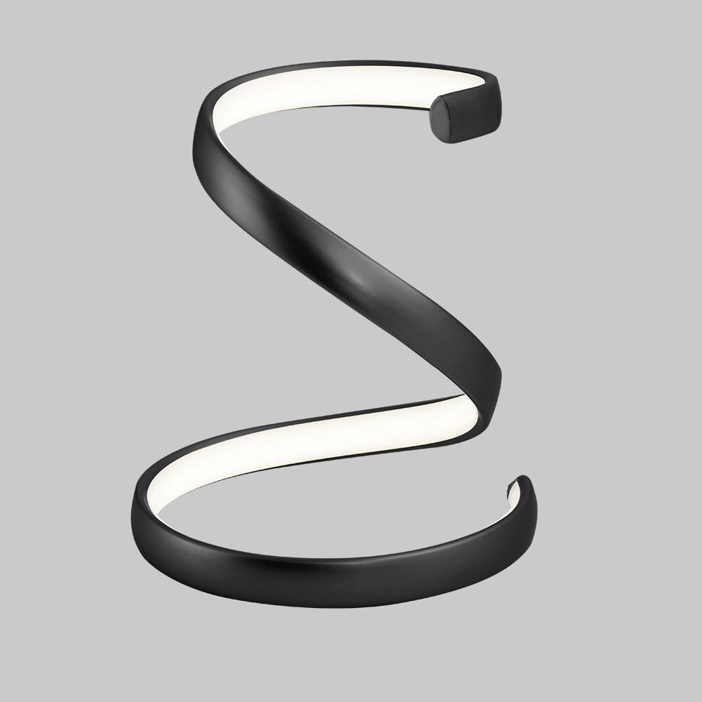 Lámpara LED mesa July black con luz cálida 14W