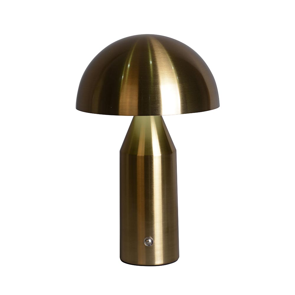 Lámpara led recargable Zion brass con 3CCT dimerizable IP54