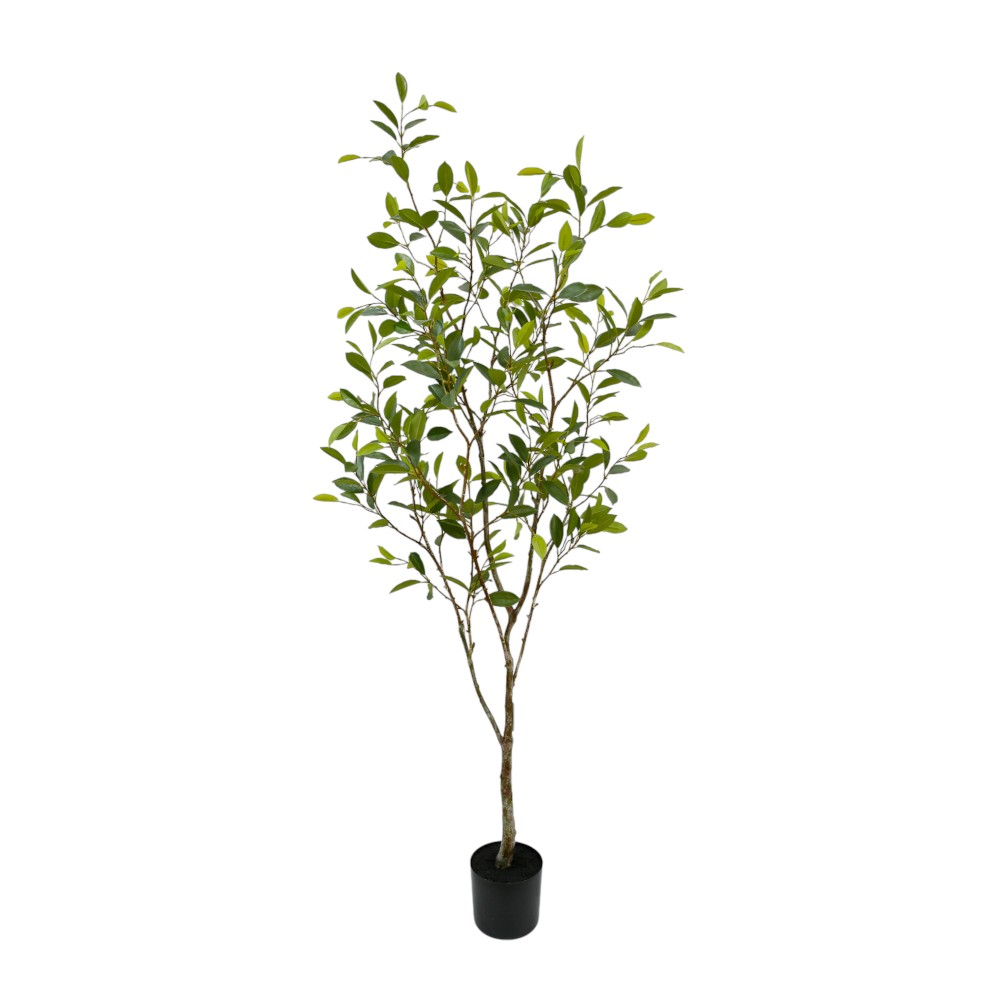 Planta artificial Tropical con maceta color negro 213 cm