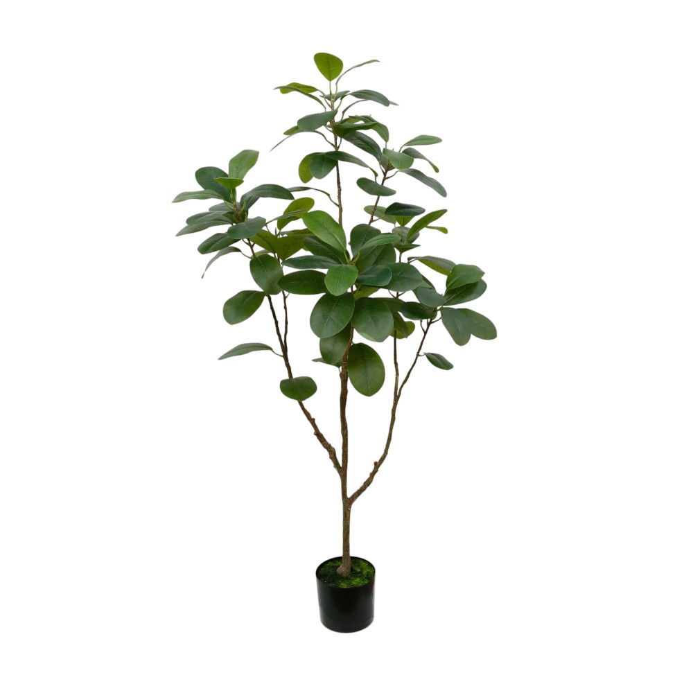 Planta artificial Ficus con maceta negro 150 cm