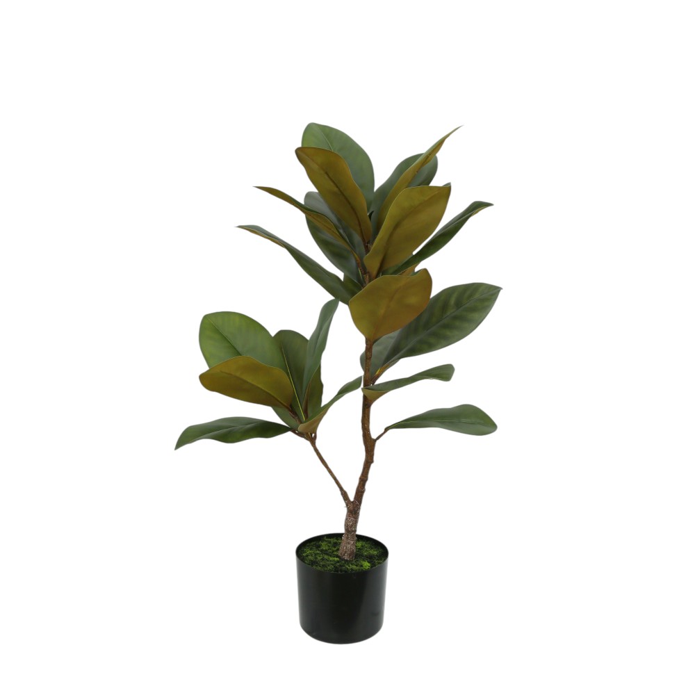 Planta artificial Calathea con maceta negro 78 cm