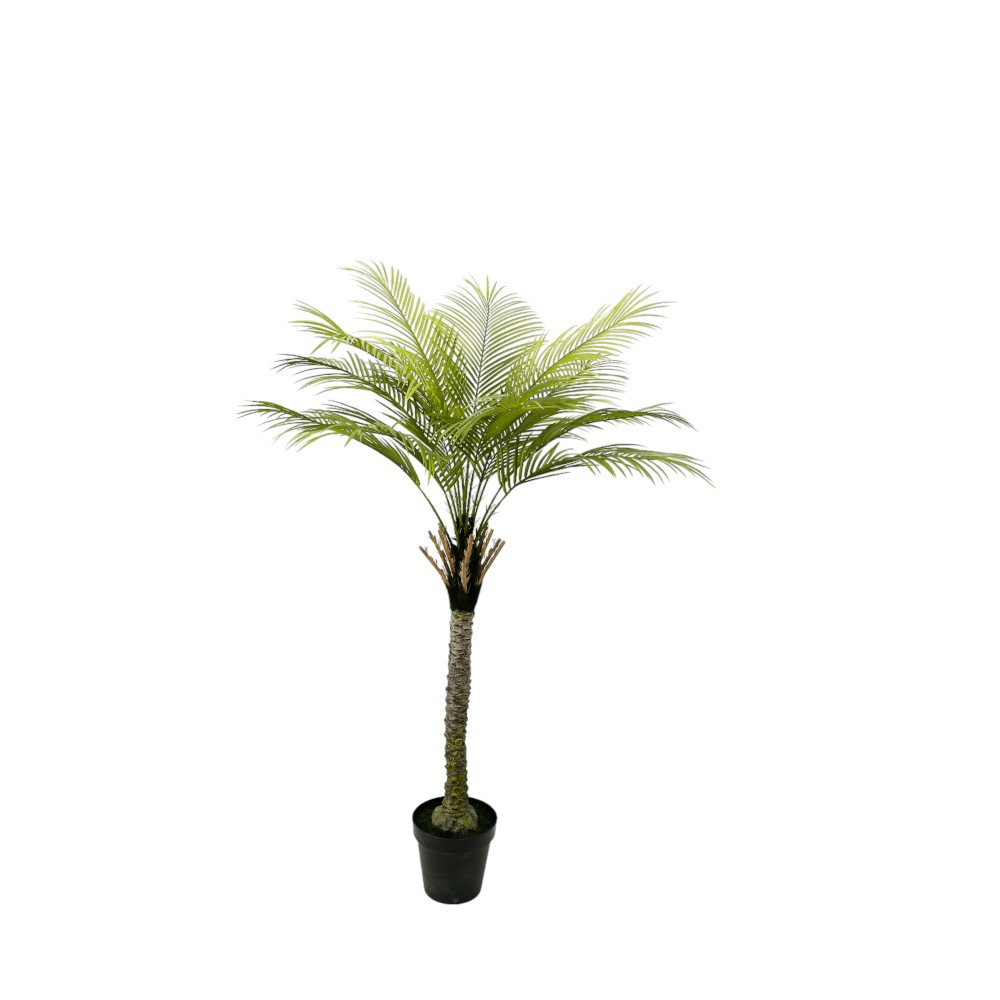 Planta artificial Palma de Bambu con maceta negro H174 cm