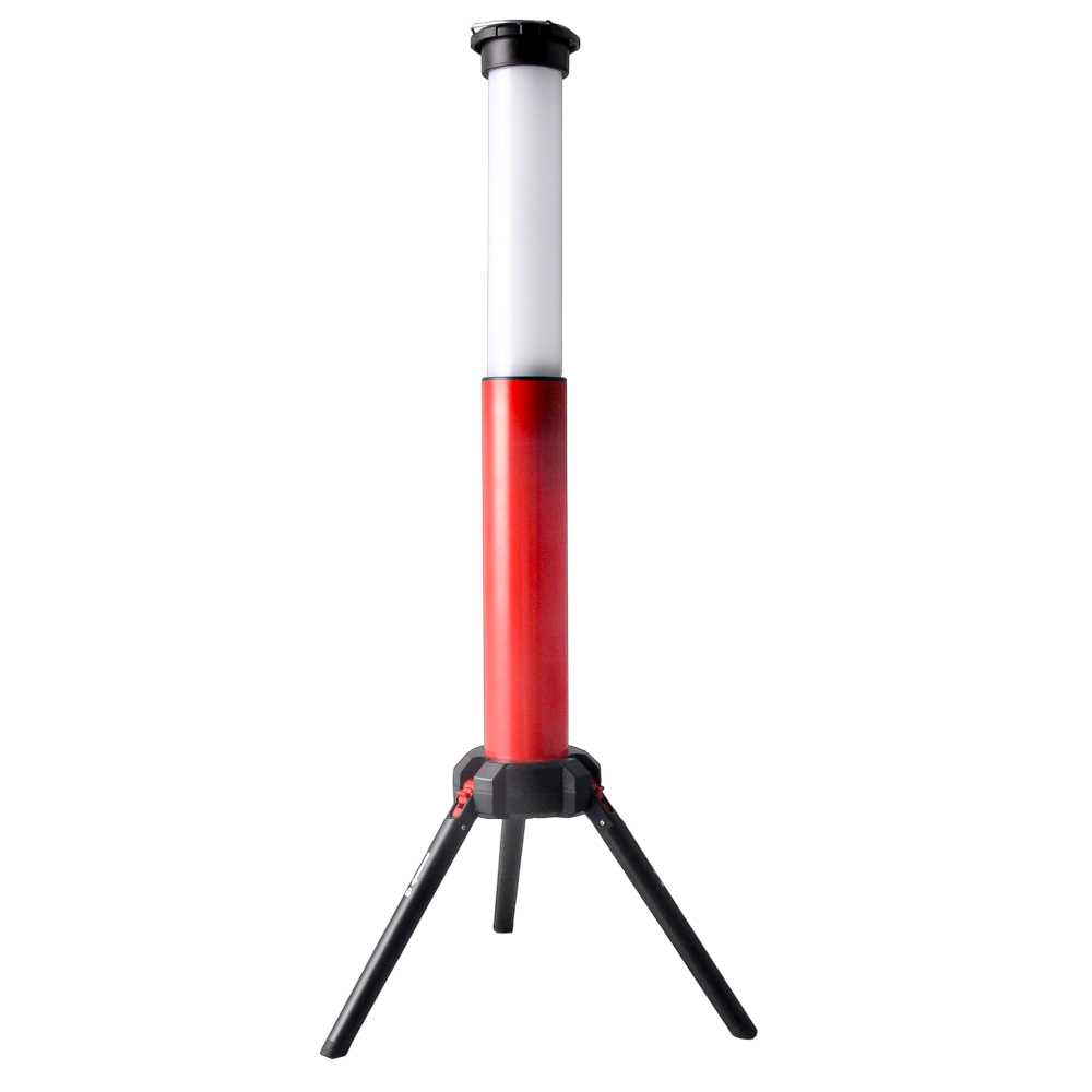 Luz led de trabajo recargable 360° con tripode y usb