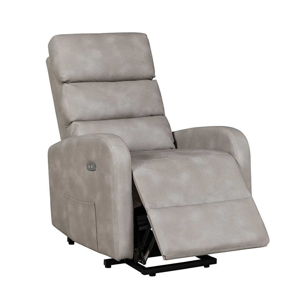 Reclinable individual alzador electrico Valencia beige