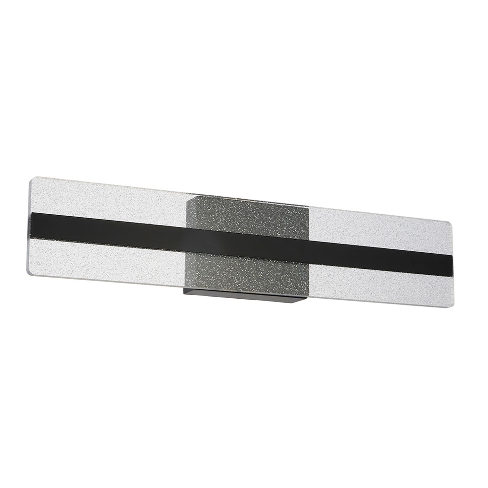 Aplique de pared led Irma negro 22w 3CCT