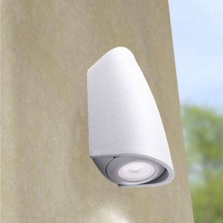 Luminaria de pared G9 Mamete Round blanco luz blanca