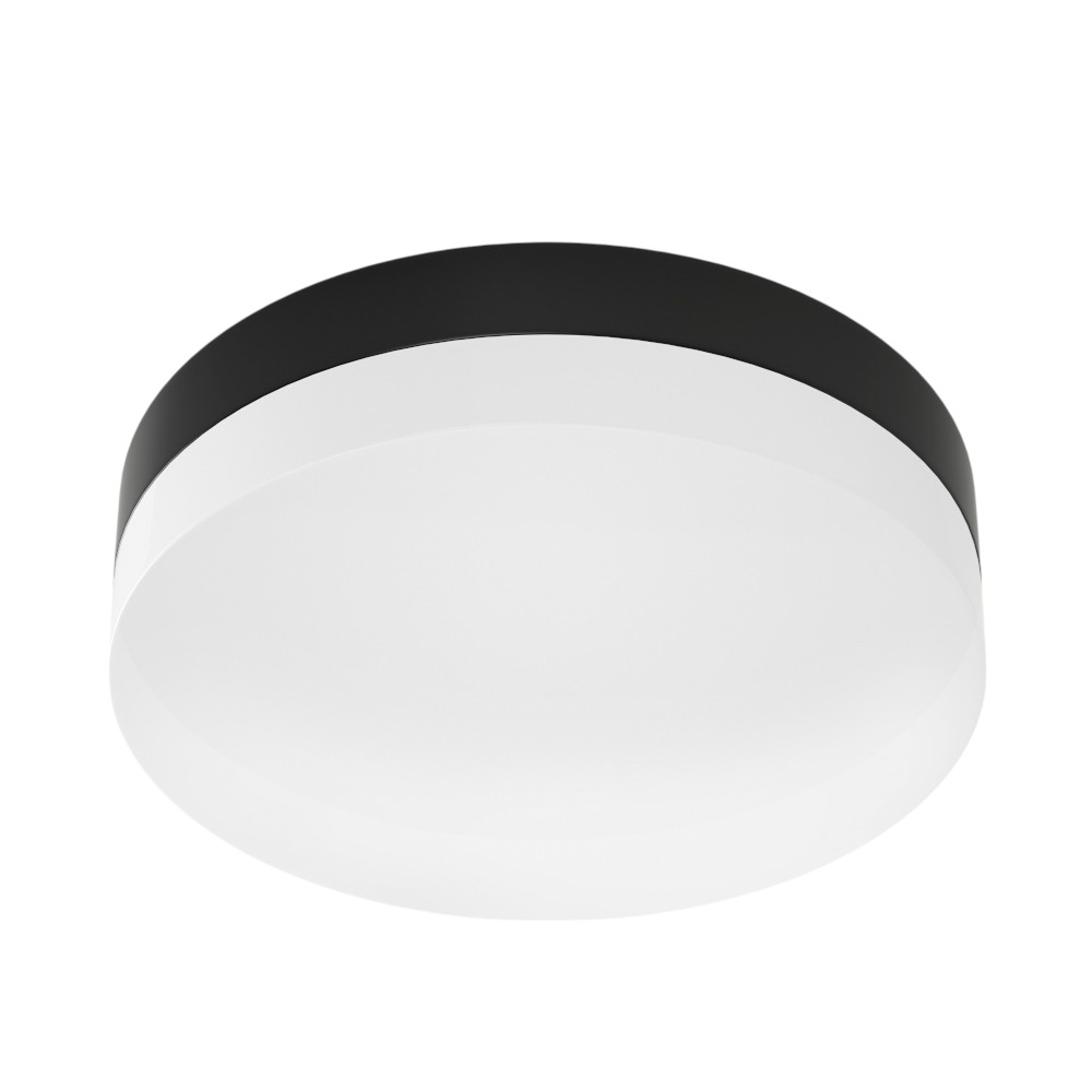 Plafón LED negro/blanco 3CCT 21W IP44