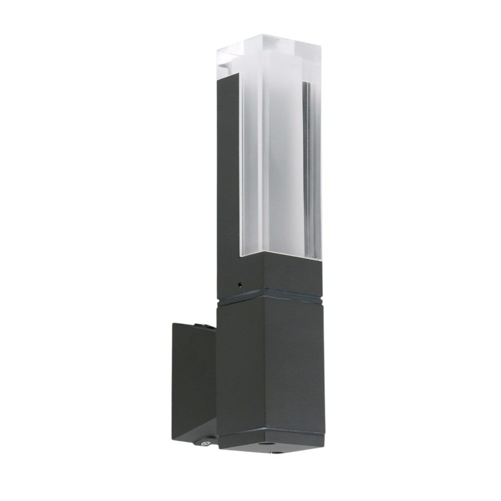 Aplique LED de pared Mirror negro 5W 3CCT IP65