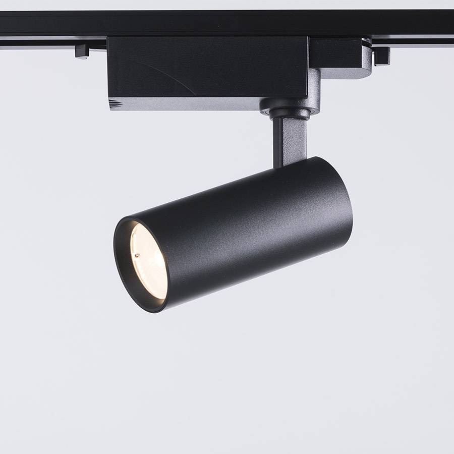 Spot LED 360° de aluminio negro 15W 3000K