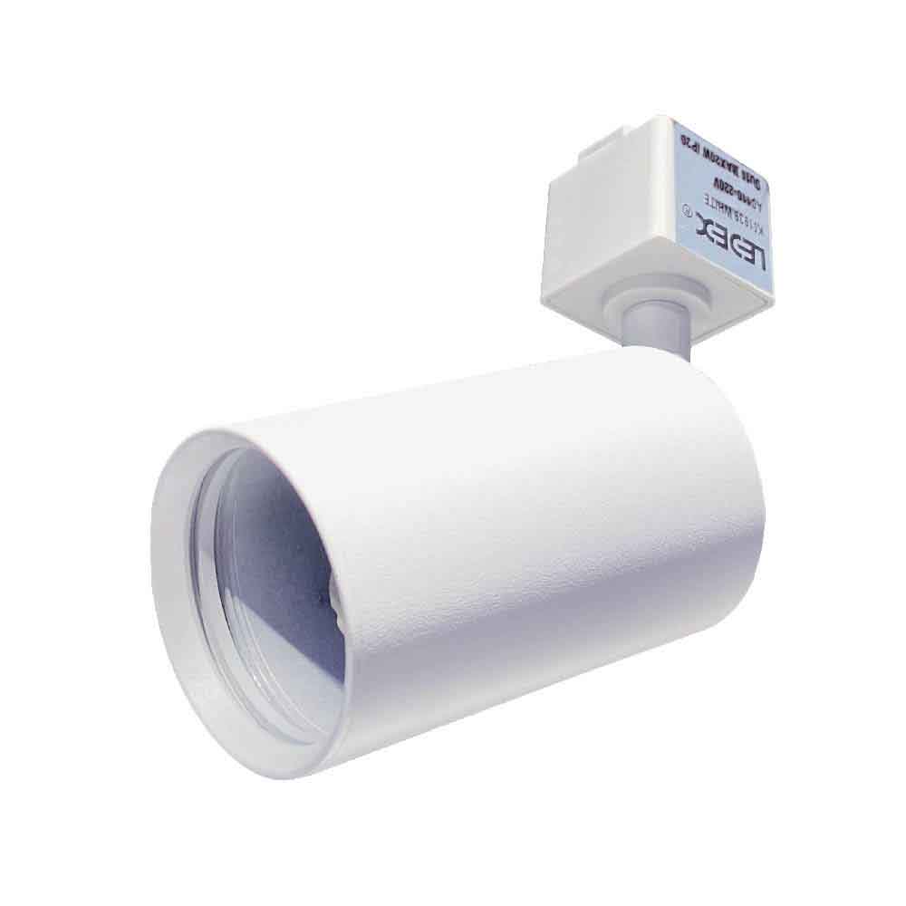 Spot blanco para riel y para foco led GU10