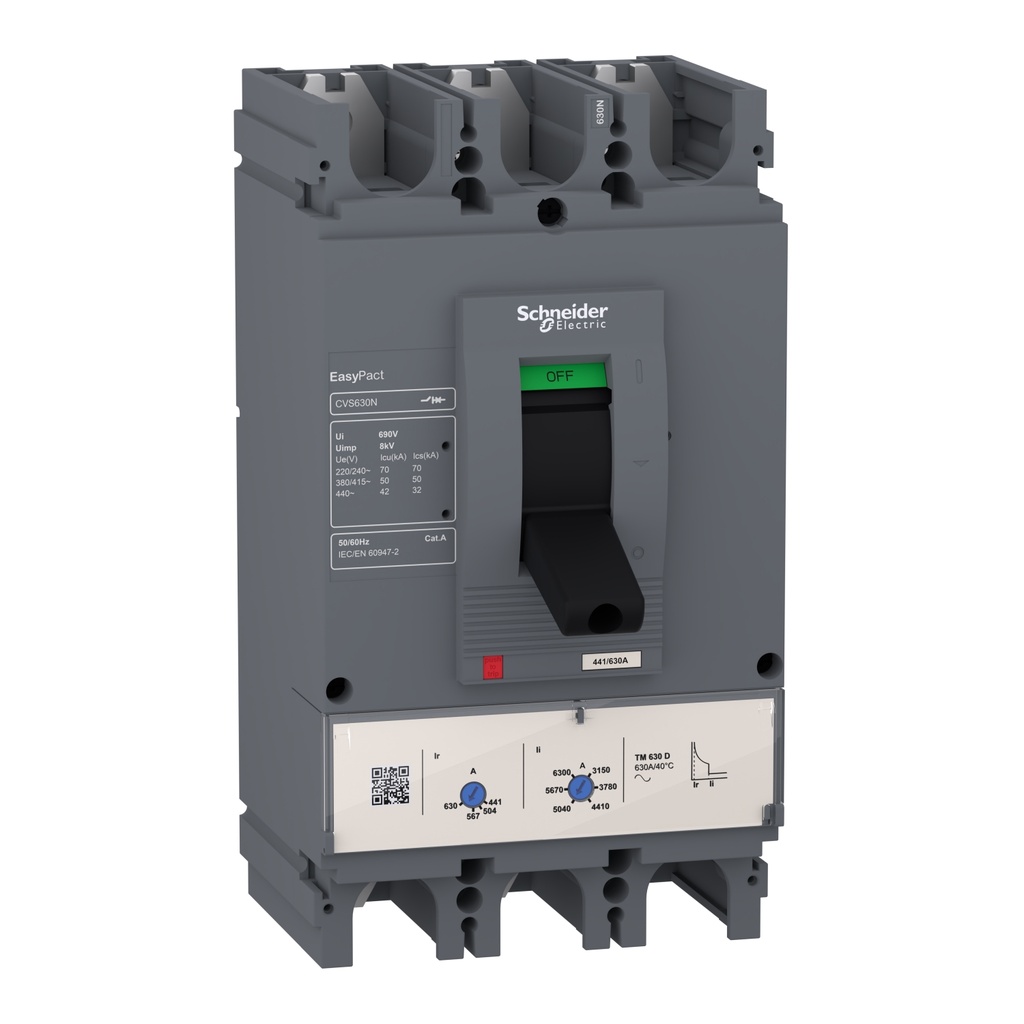 Breaker regulable de 224-320A EasyPact LV540315