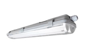 Luminaria sellada para tubo led 2x18-25W PC