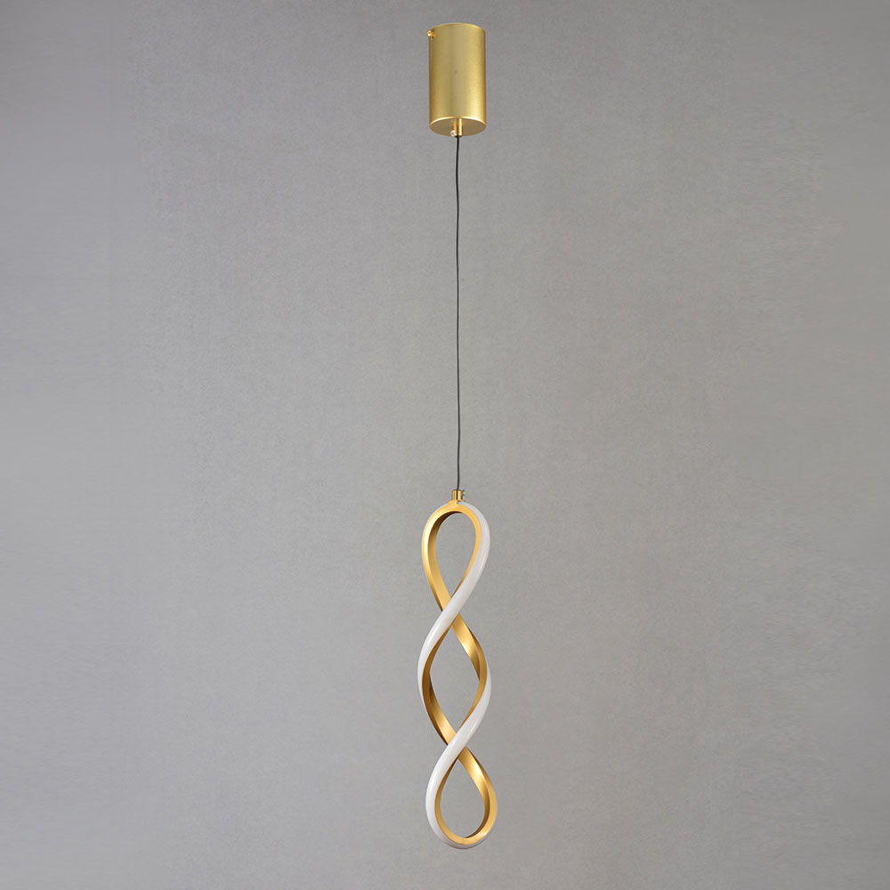 Lámpara led colgante Georgina 39 gold con 3CCT