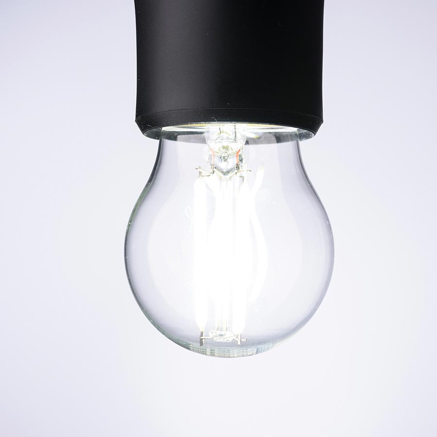 Foco led G45 base E27 4W 470LM 2700K vidrio transparente