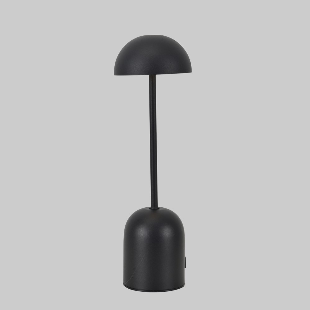 Lámpara LED recargable touch Alina black 3CCT 2W