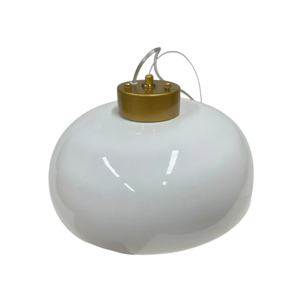 Lámpara led colgante Atenea vidrio opal gradiente