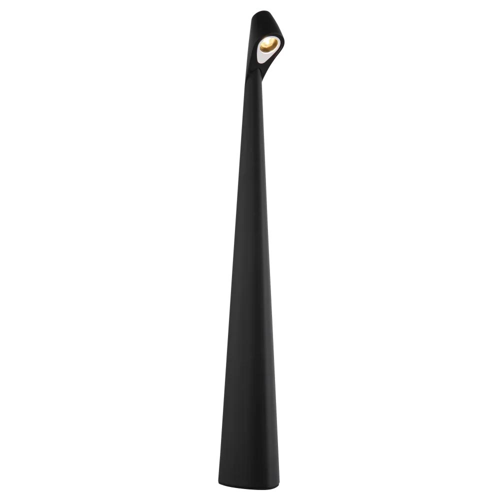 Lámpara LED recargable dimerizable Wizard black 3000K 1W