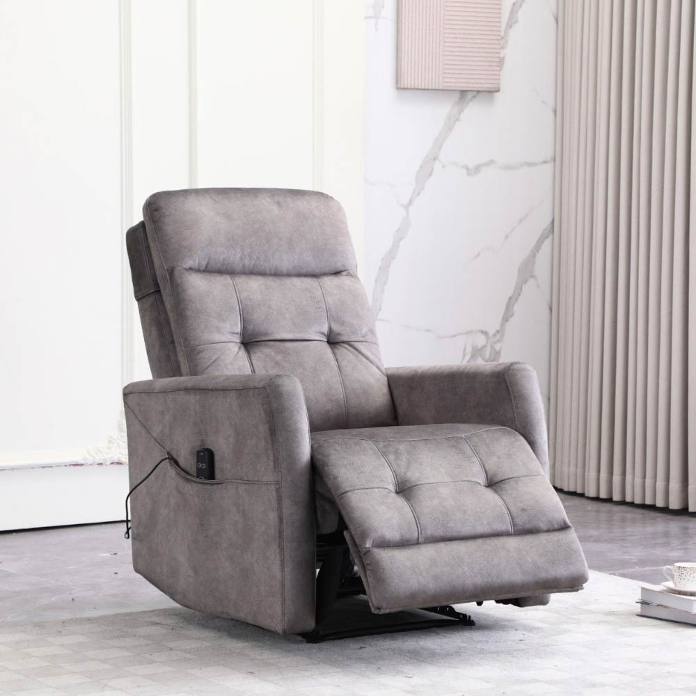 Reclinable eléctrico masajeador con nodos Carson gris