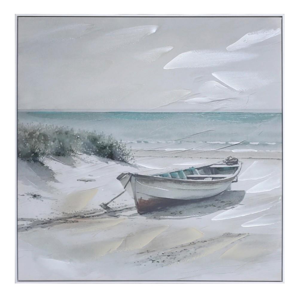 Cuadro 80x80 Bote con marco