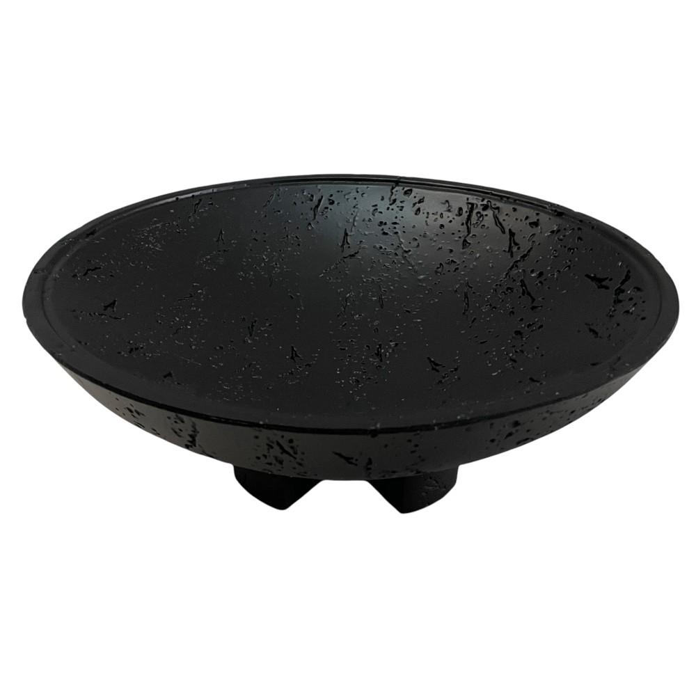 Bowl decorativo negro 30x30cm