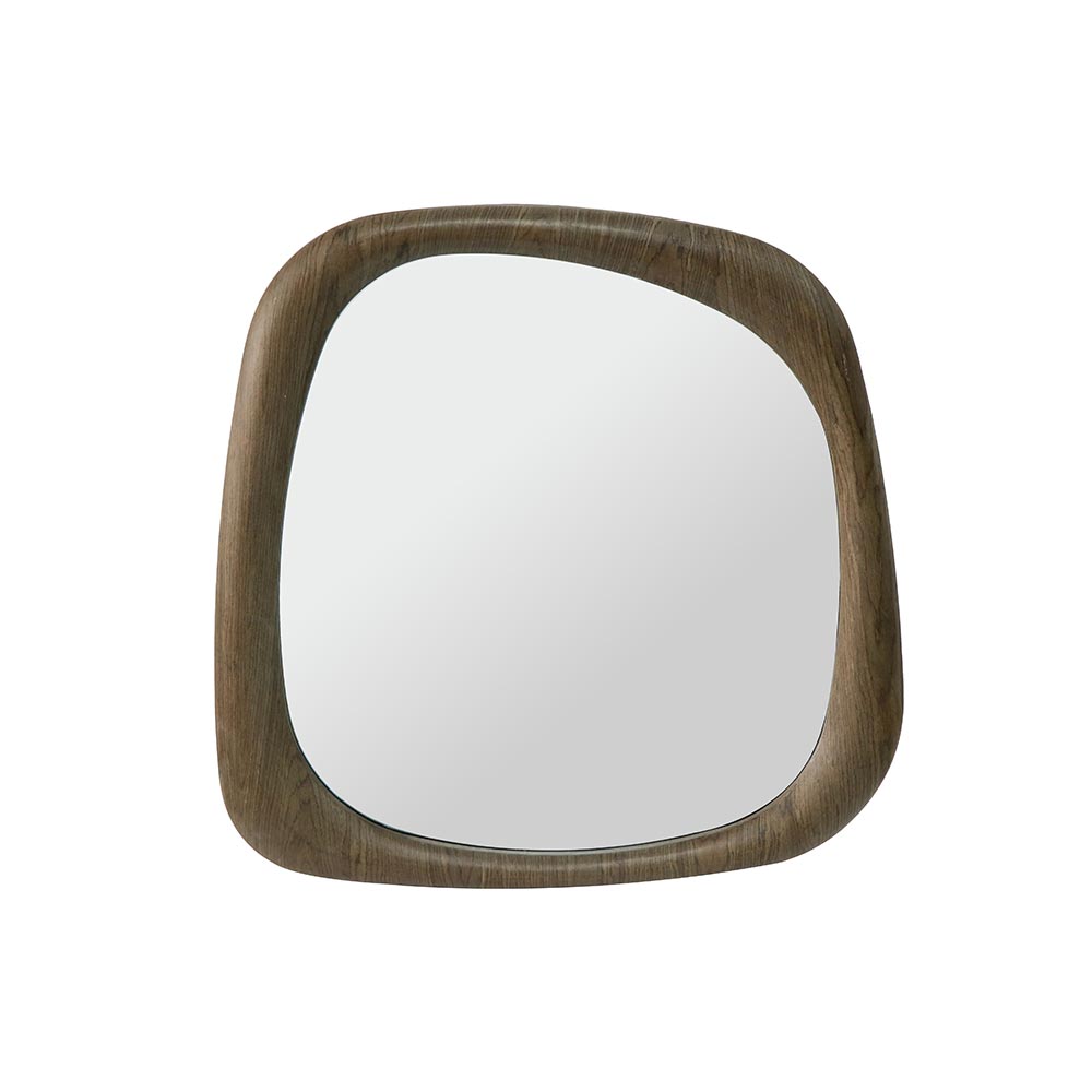 Espejo de pared circular Ø90 Sam café