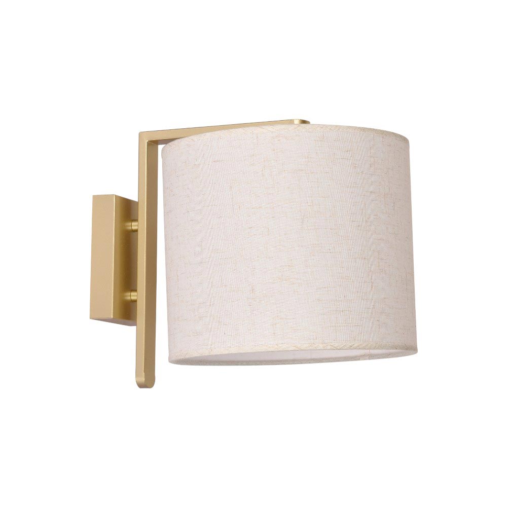 Aplique de pared  E27 Poppy metal dorado