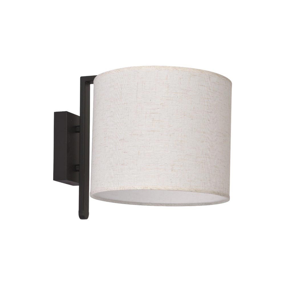 Aplique de pared E27 Poppy metal negro