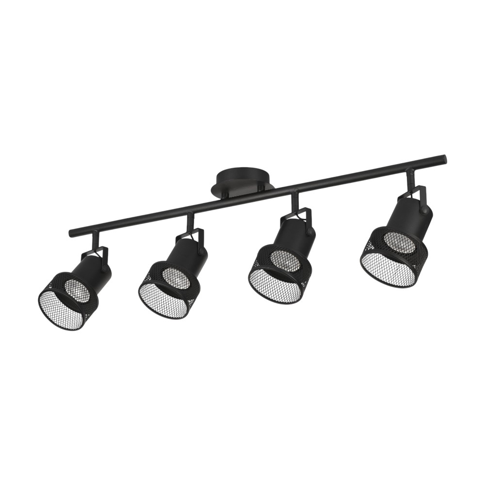 Spot sobrepuesto Zoren negro 4XGU10