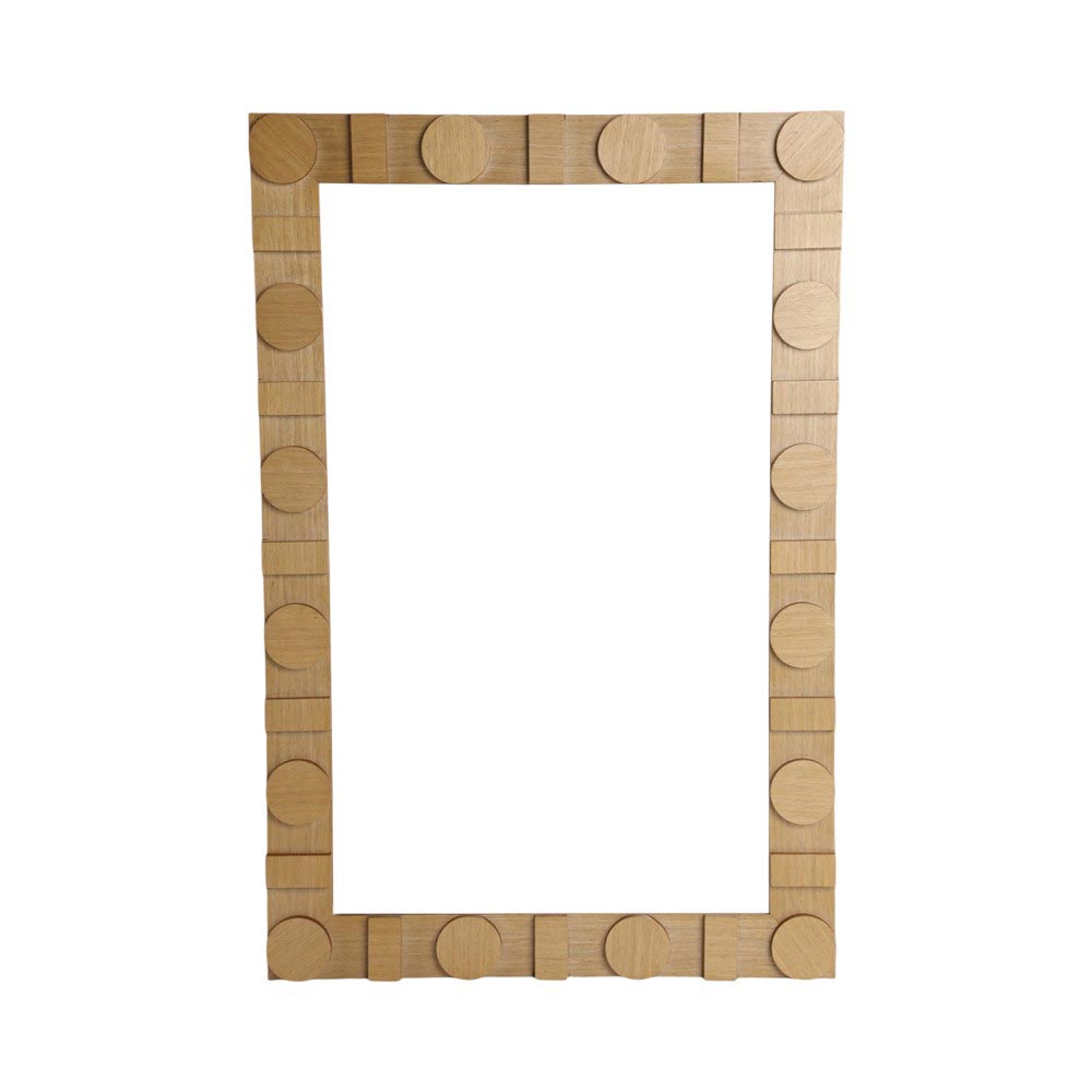 Espejo de pared rectangular 61x91 marco madera