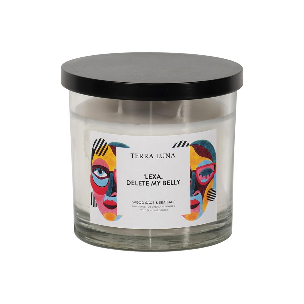 Vela aromática 4" Delete My Belly 12 Oz