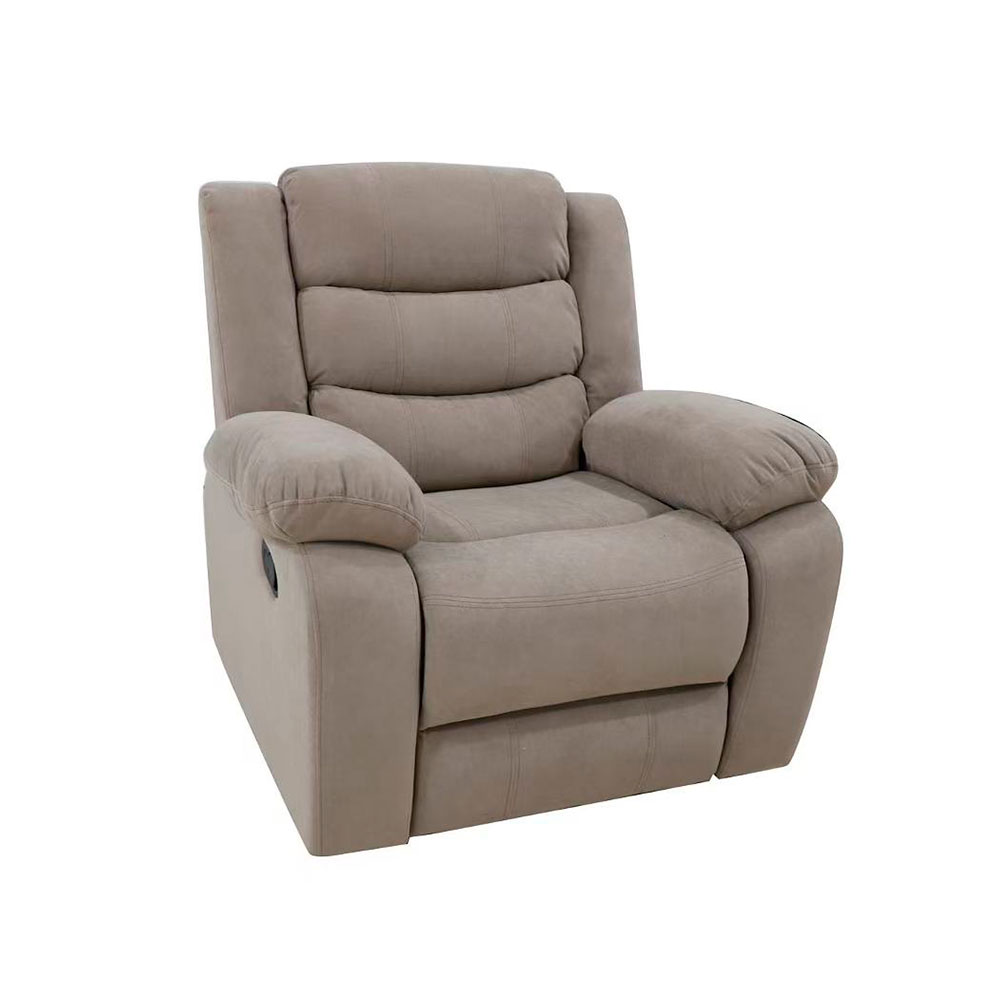 Reclinable individual manual Astra de tapiz taupe