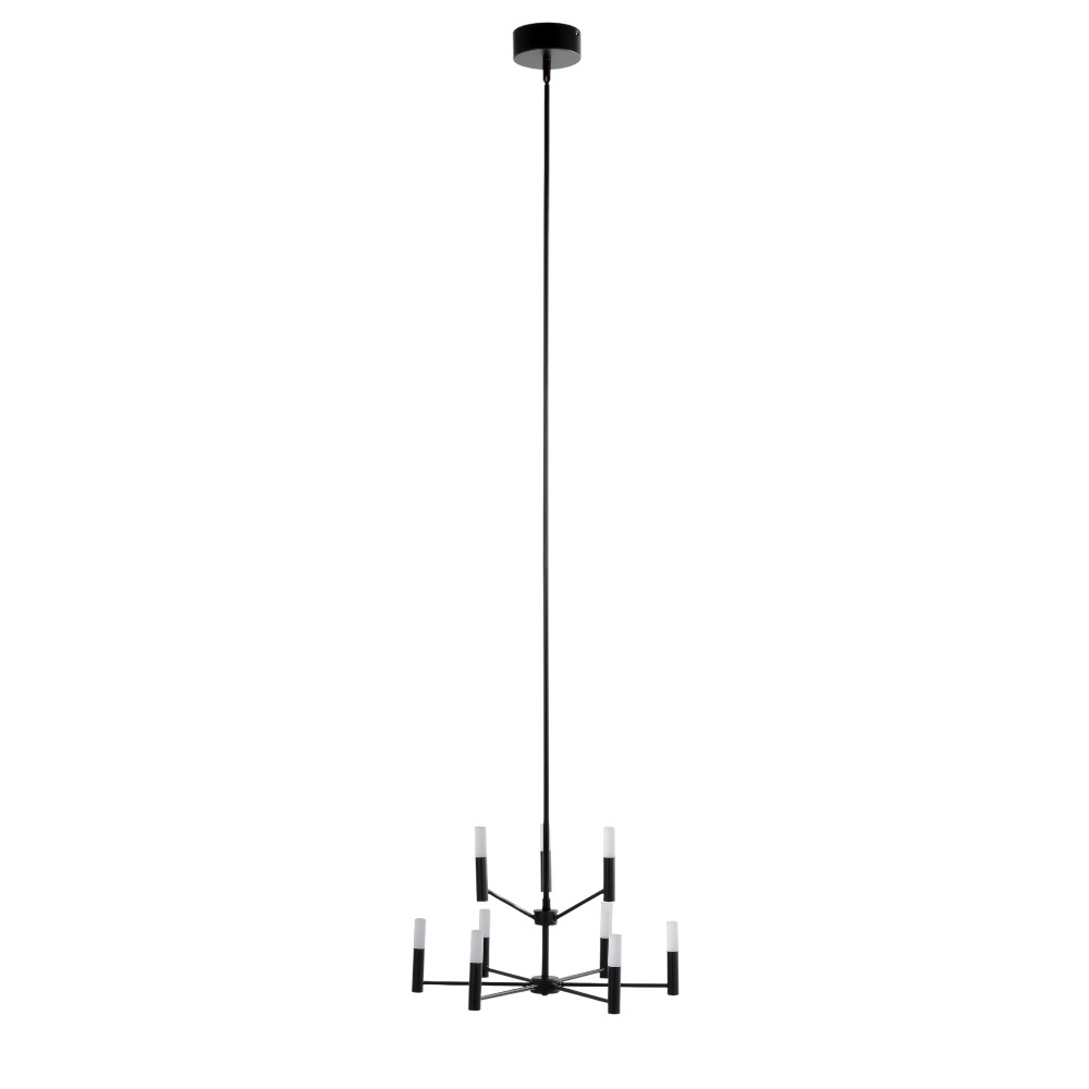 Lámpara LED colgante Felisa de metal negro