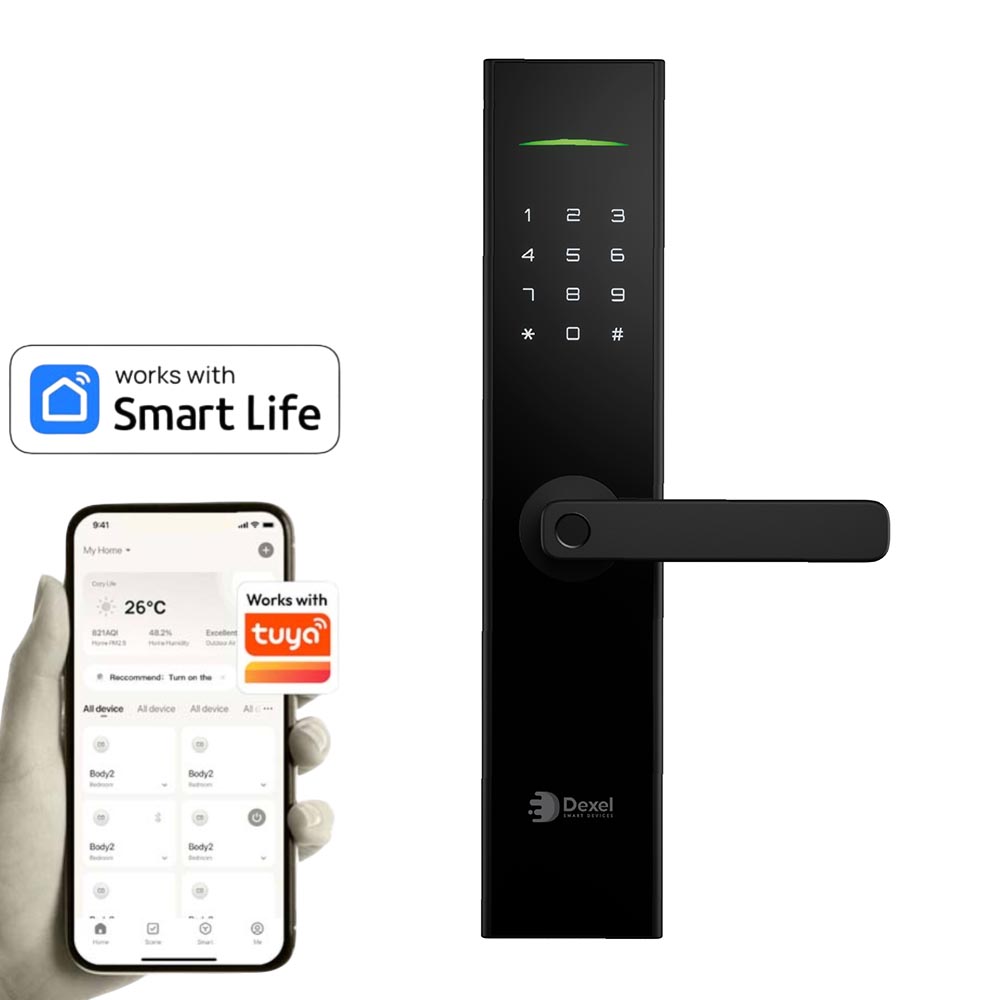 Cerradura WiFi Vanguard black