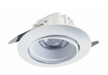 ODB led dirigible redondo blanco 10W 3000K 94mm