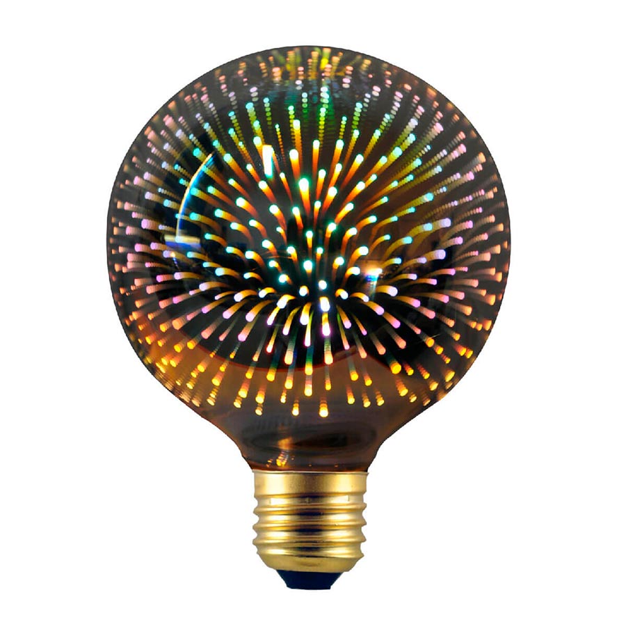 Foco led G95 base E27 Fireworks 3W