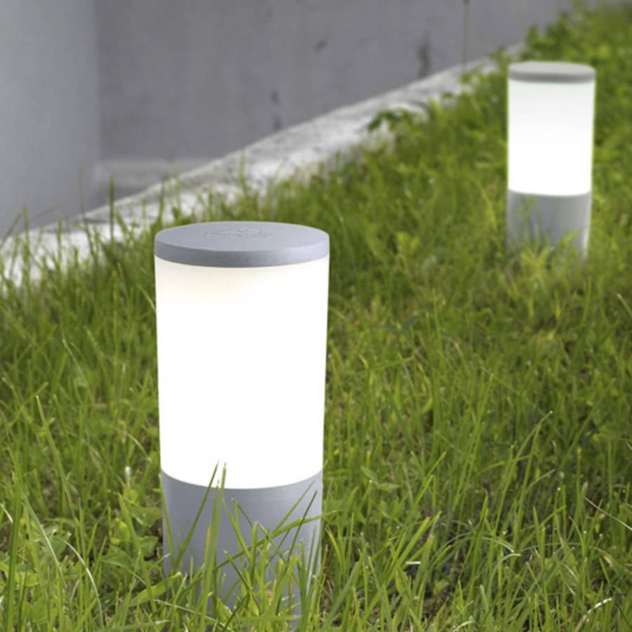 Luminaria con estaca E27 Amelia gris IP55