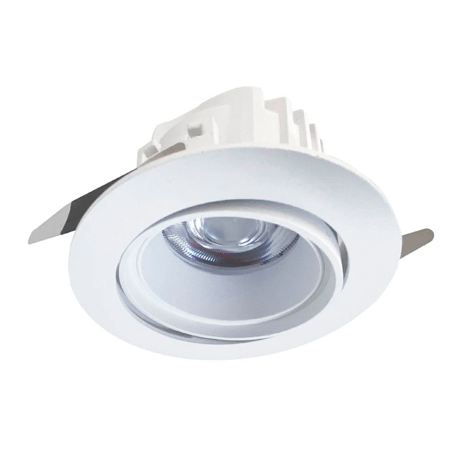 ODB led dirigible redondo blanco 10W 3000K 94mm