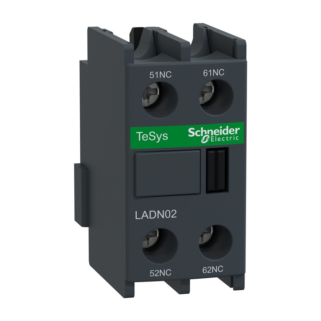 Bloque de contacto auxiliar 2NC para contactor