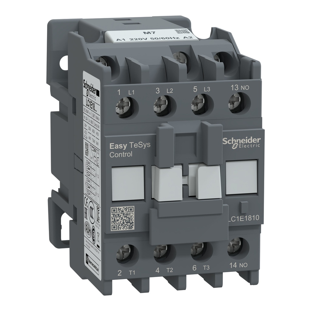 Contactor Easypact 3P 18a BOB 220vac LC1E1810M7