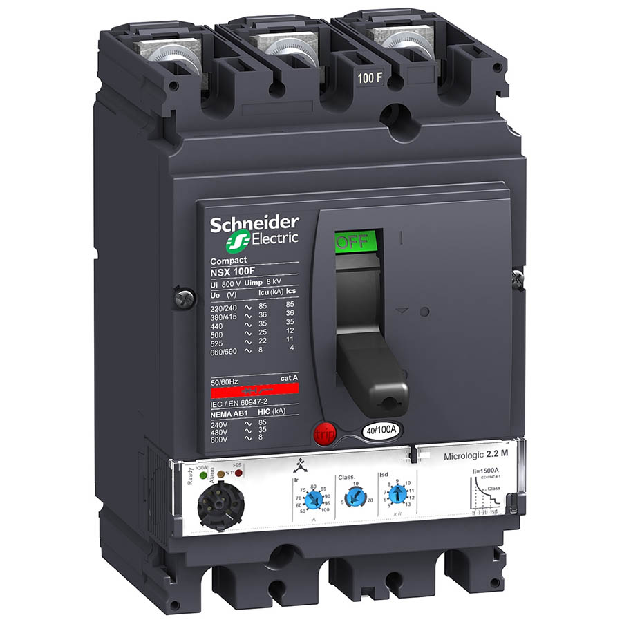 Breaker regulable NSX 100A 36-100A caja moldeada