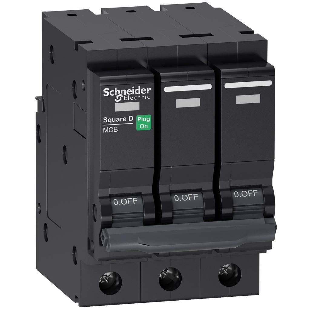 Interruptor enchufable QOvs 3P 40A 10kA Curva C 240VCA