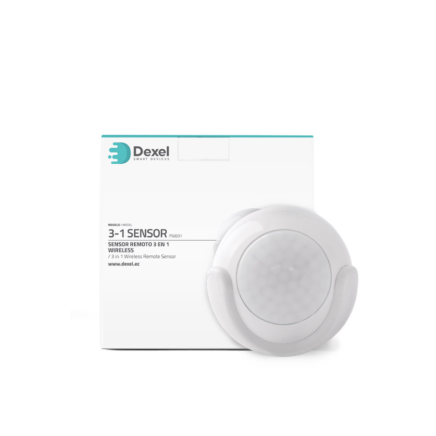Sensor wireless 3 en 1 compatible con Z-Wave