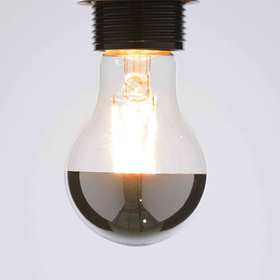 Foco led base E27 Mirror 7W 700LM 2700K plateado