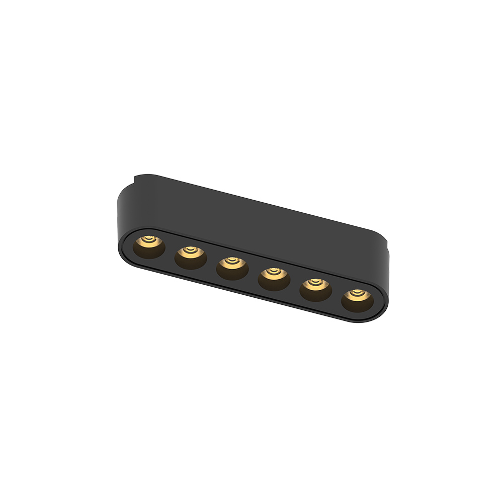 Luminaria Minispots black 6W 24V 3000K 110° sistema Belt