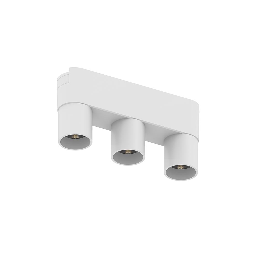 Luminaria Dots white 3x2W para sistema Slim