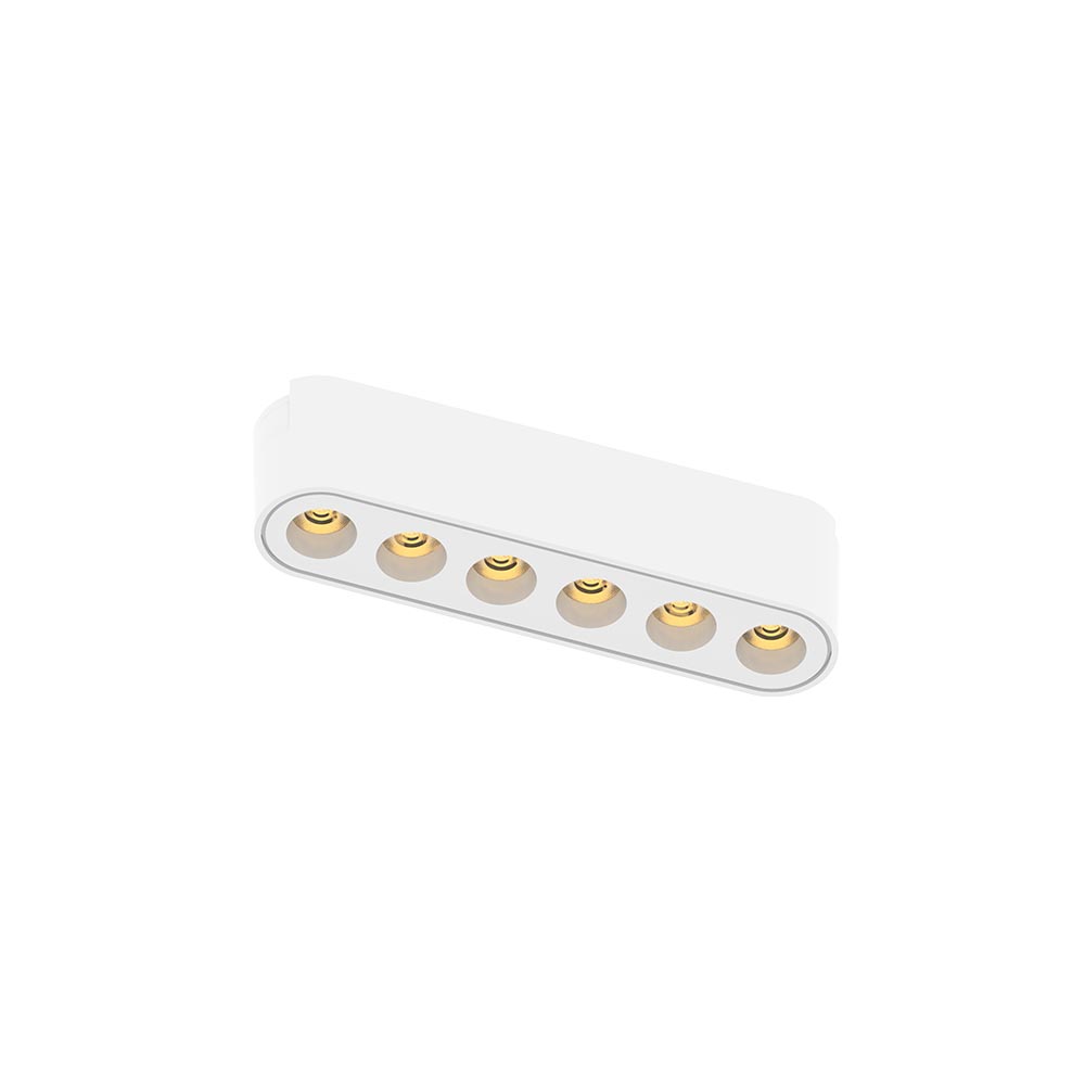 Minispots white 6W 24V 3000K 110° para sistema Slim